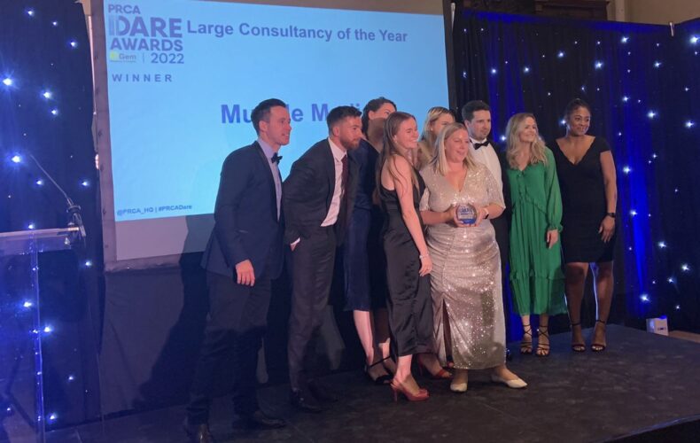 Muckle Media DAREs to win big at PRCA Awards￼